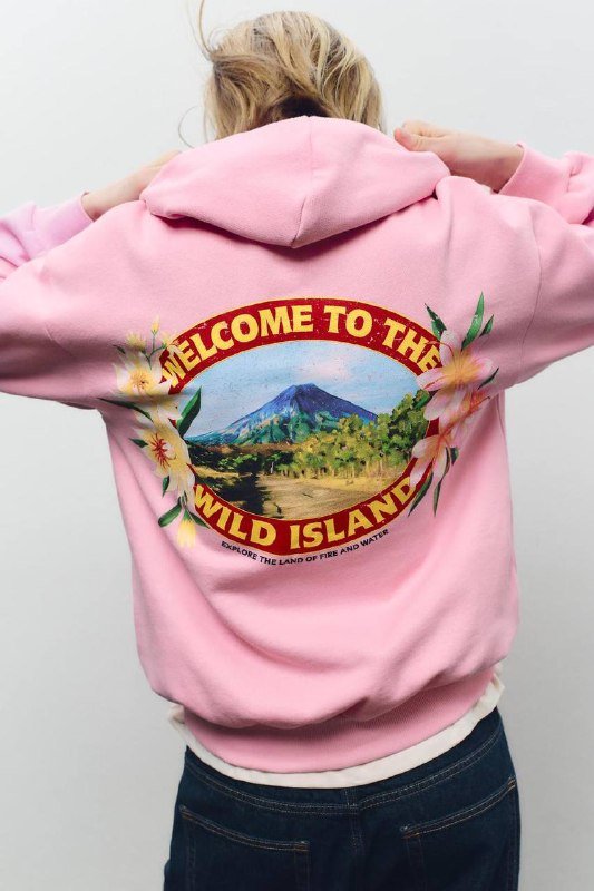 Оверсайз худи Zara white lotus новый с биркой размер L 3