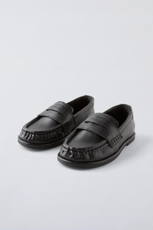 Детские лоферы Zara черные размер 26