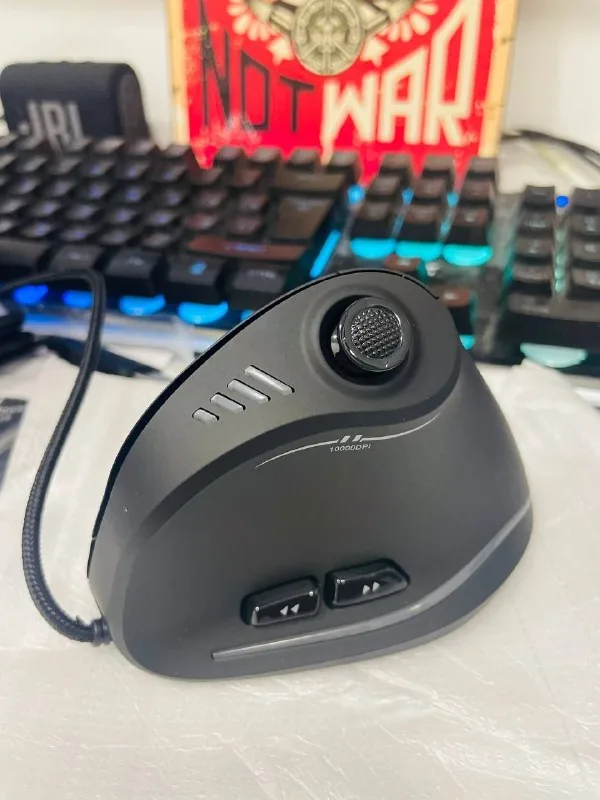 Вертикальная игровая мышь ZELOTES C-18 7