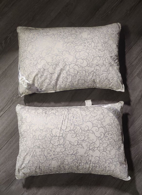 Подушки перьевые среднего уровня жёсткости 3 шт размер 50х70