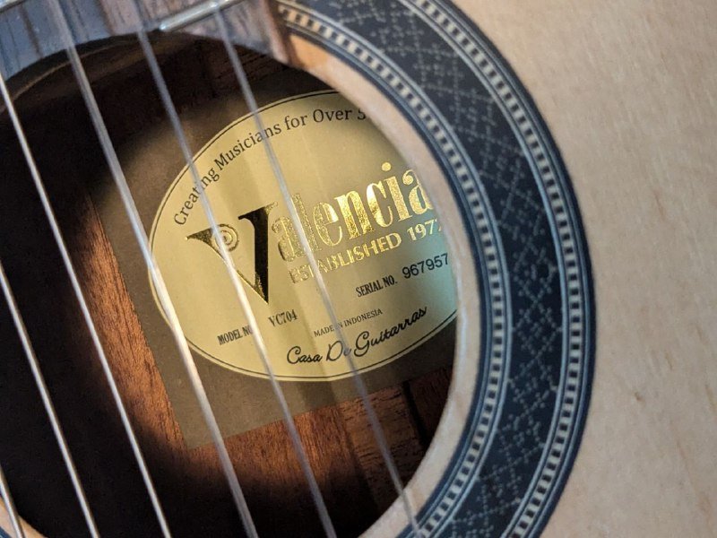 Классическая гитара Valencia vc704 2