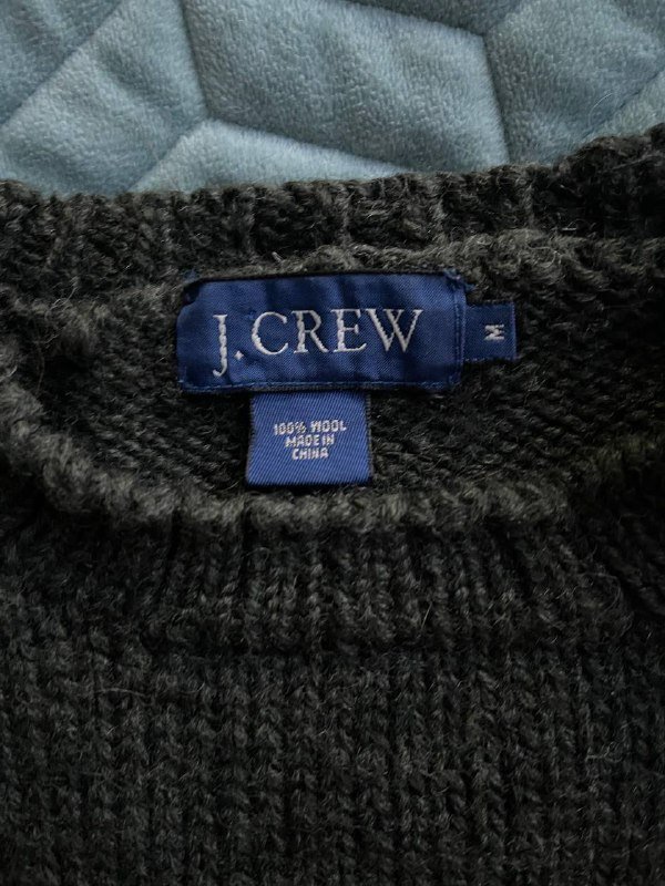 Винтажный свитер J Crew мужской размер М из шерсти 4