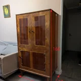 Деревянный шкаф, раскладной диван, 2 кресла 3