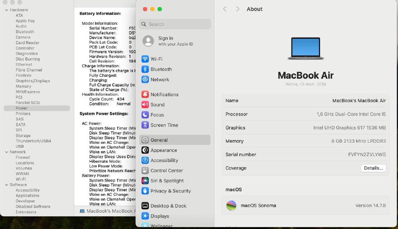 Macbook Air 2019 i5 8/128GB 2