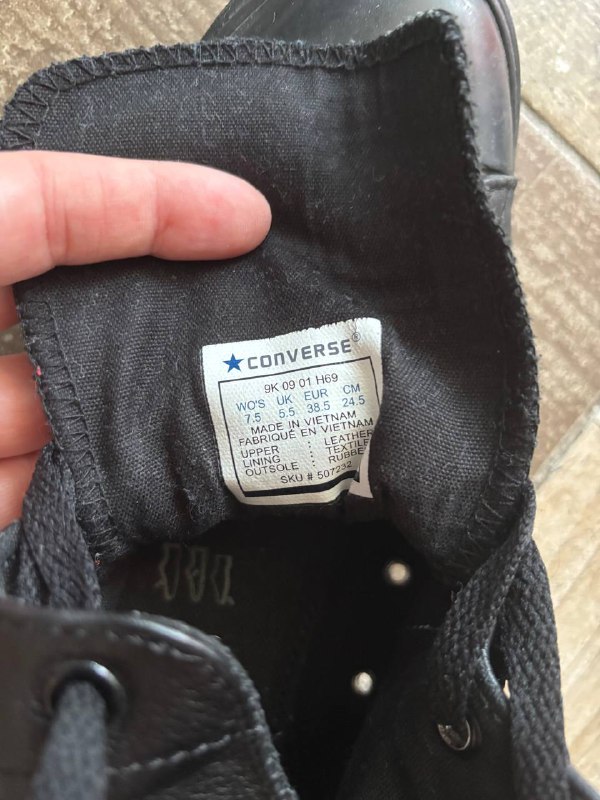 Converse 38.5 leather shoes without defects 4
