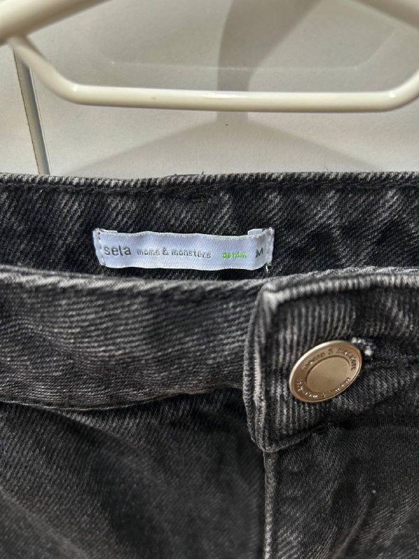 джинсовая юбка чёрная SELA, джинсовая юбка голубая Collusion 3