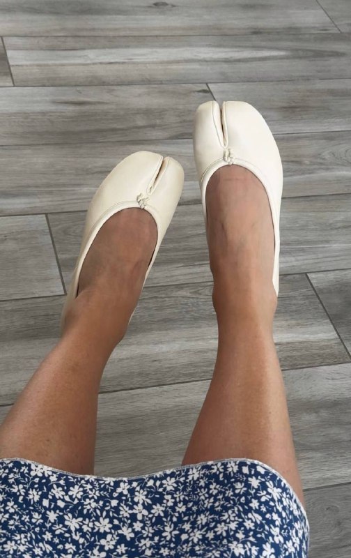 Maison Margiela Tabi ballerina белые, размеры 38-41 2