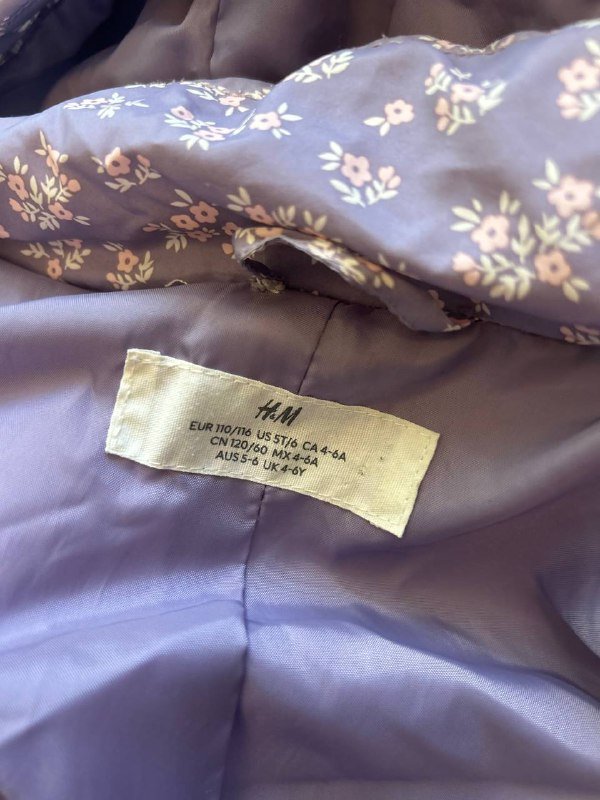 Куртка зимняя детская H&M 4-5 лет 2