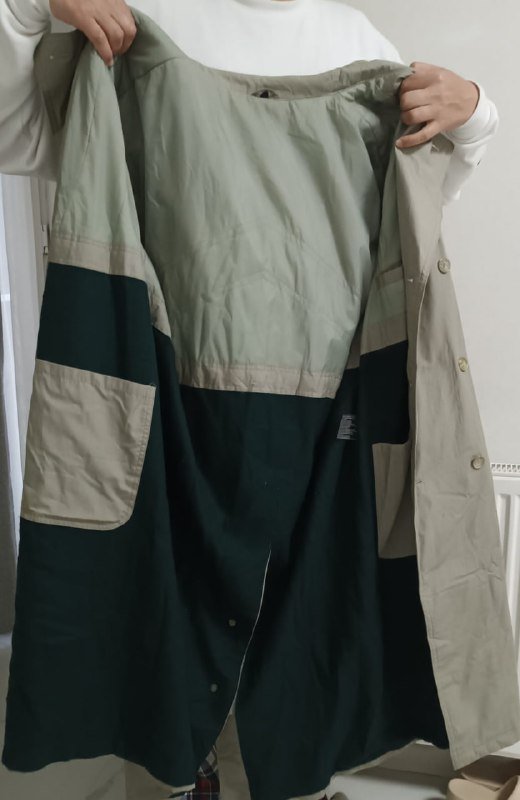 Мужской серый плащ 50-52, хлопок 2