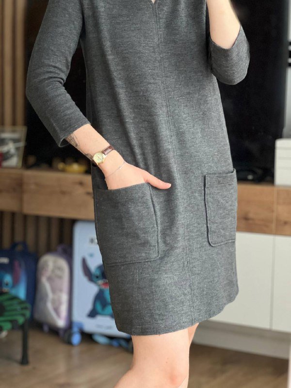 Шерстяное платье Marc O’Polo, размер 34, серое 3