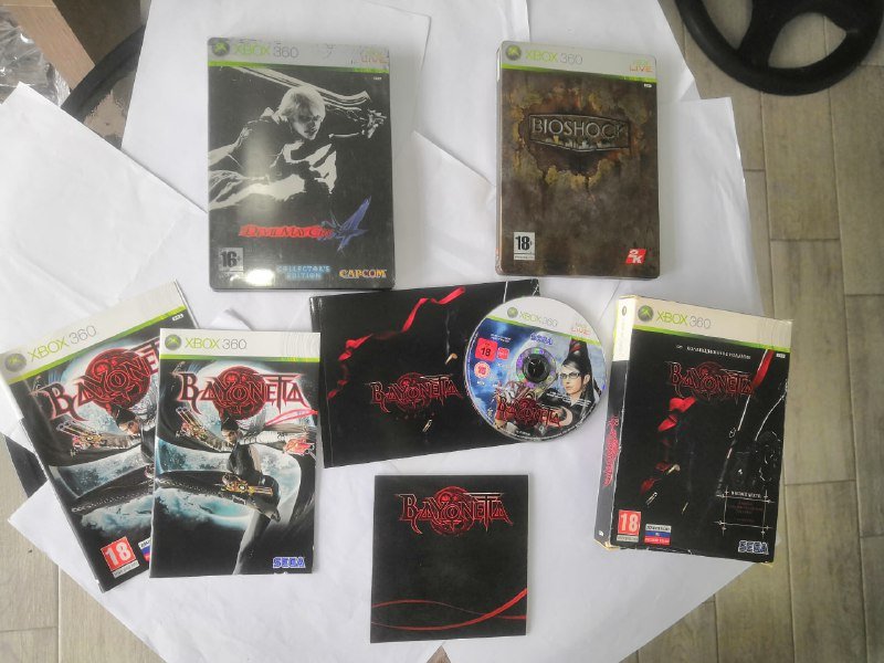 Лицензионные игры XBOX 360 и XBOX One, коллекционные издания 4
