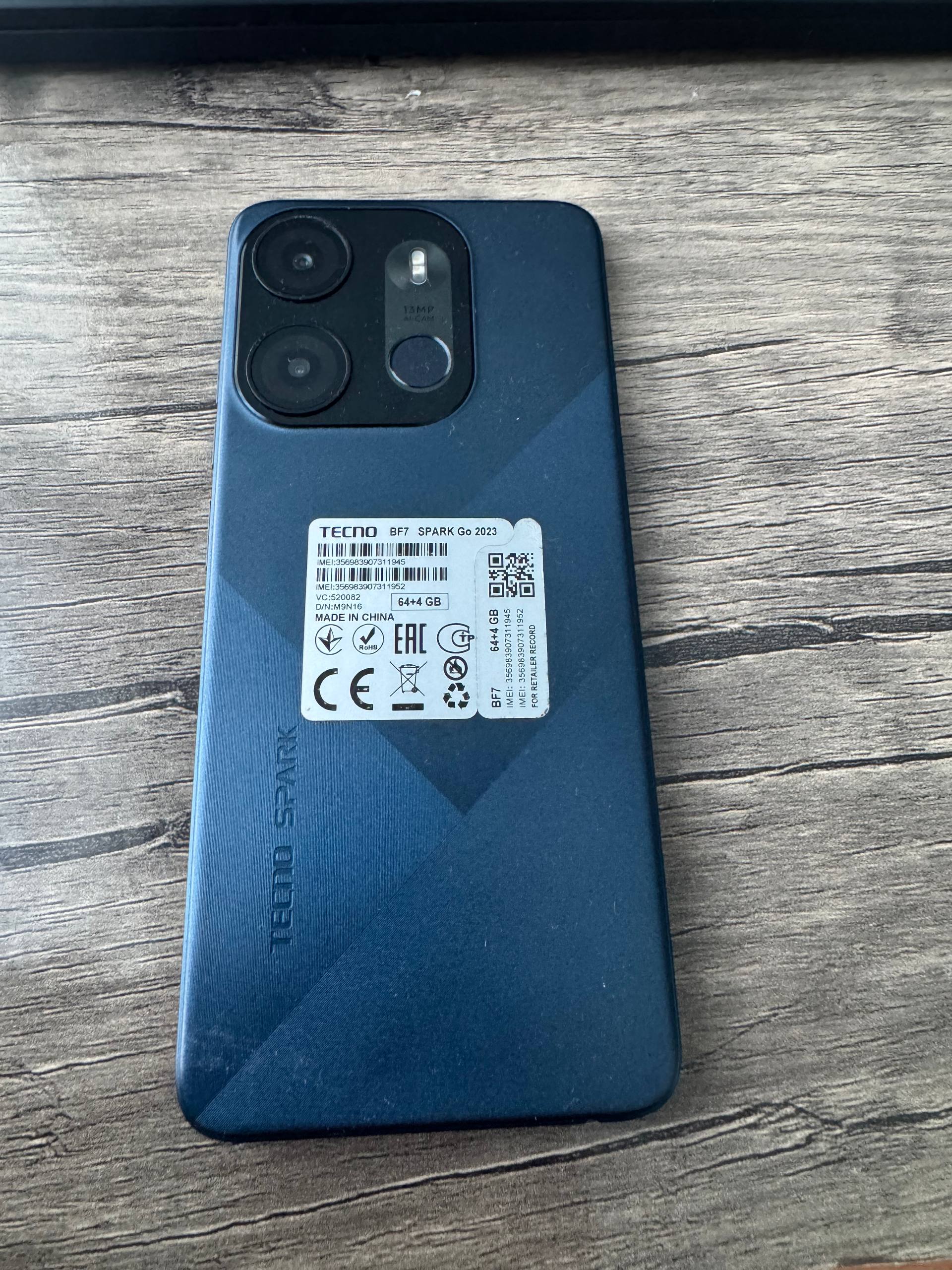 Телефон Tecno Spark Go 2023 2