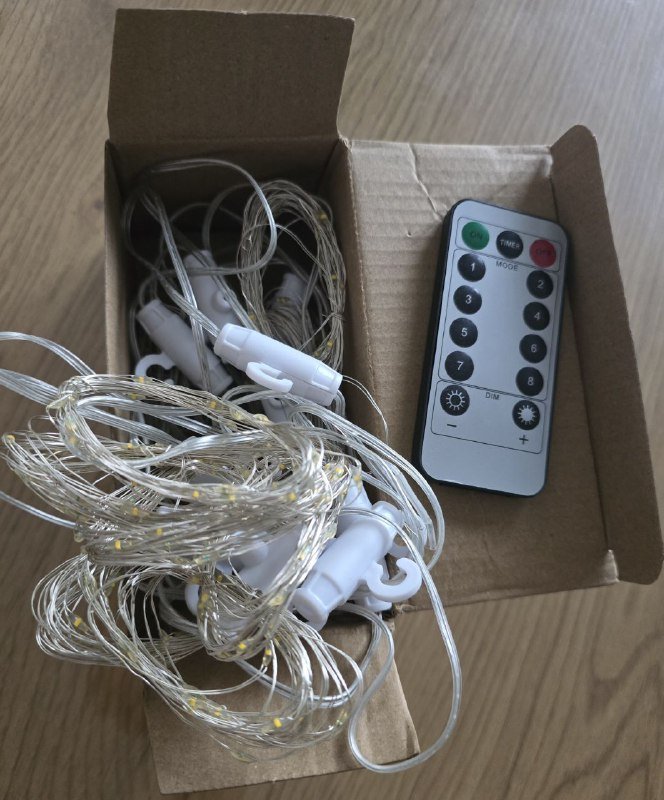 Гирлянда-шторка 3х3 м 2