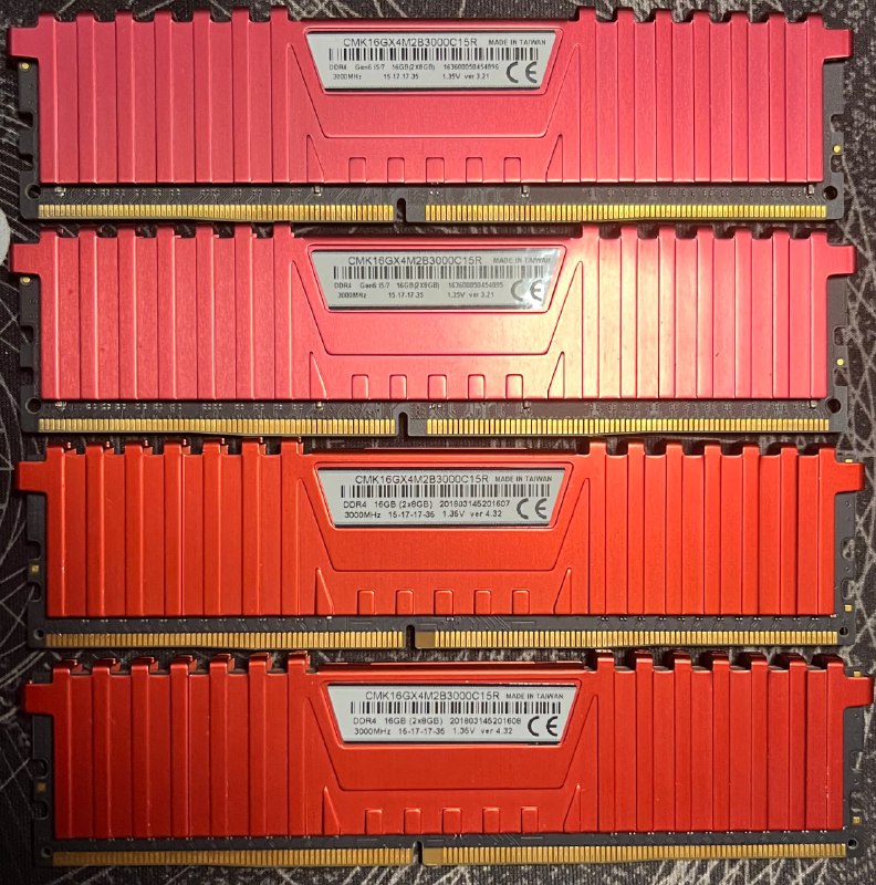 Оперативная память CORSAIR VENGEANCE LPX DDR4 16GB (2x8GB) 2