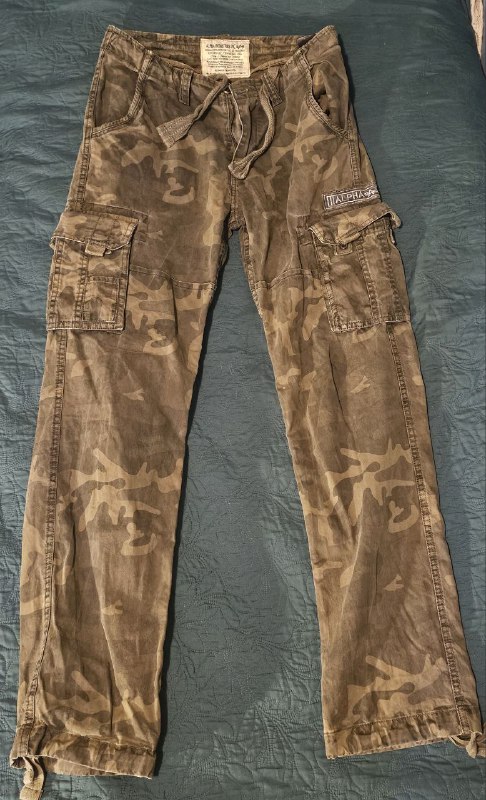 Original Alpha Industries мужские брюки камуфляжные