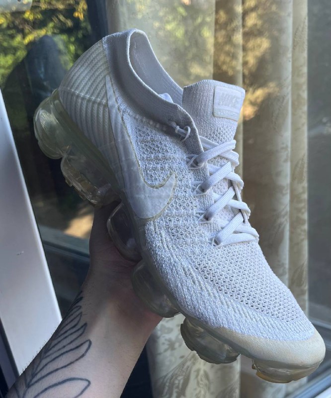 Nike Air VaporMax Triple White, Size 44.5
