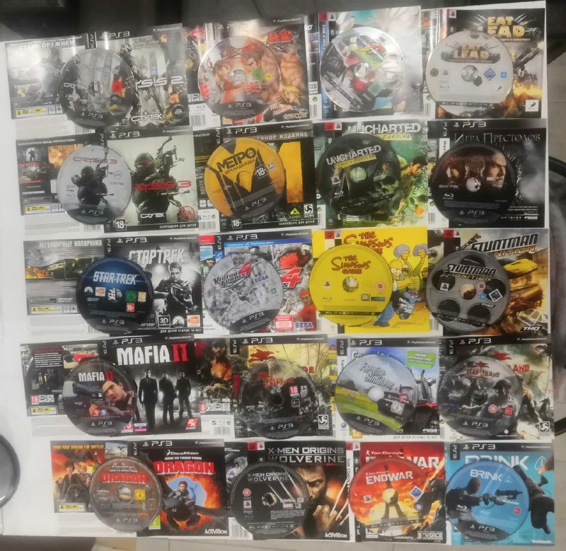 Лицензионные игры PS3 2