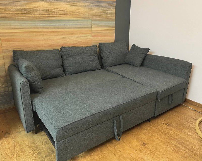 Угловой раскладной диван с местом для хранения 3