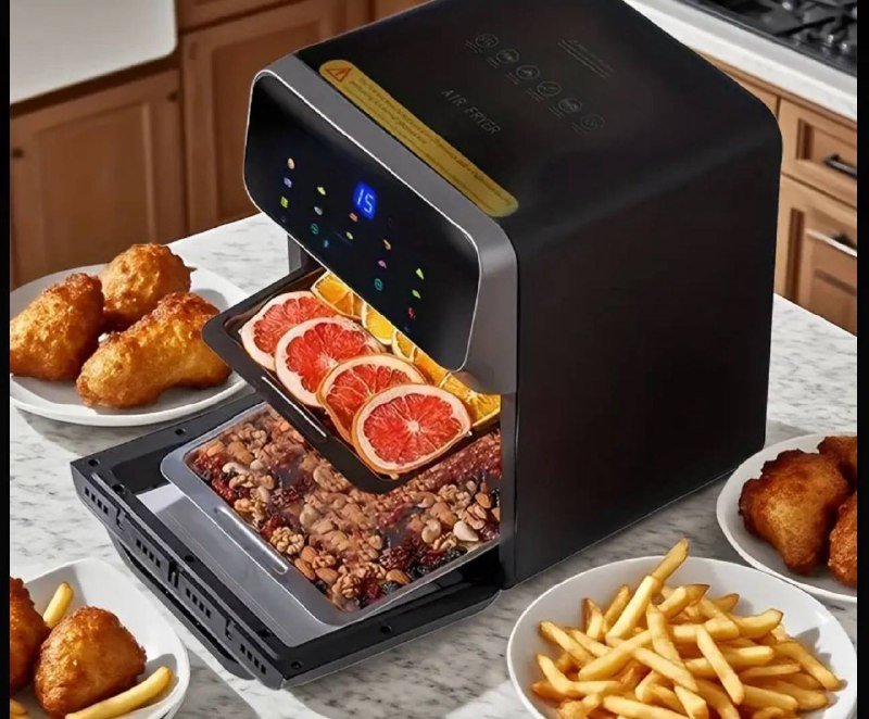 Черная аэрогриль 4