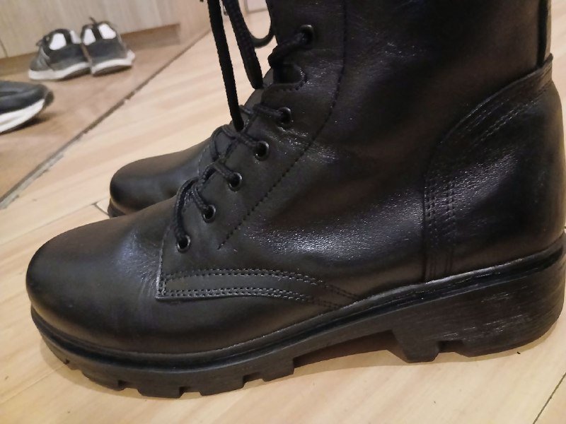 Кожаные берцы 41 размер