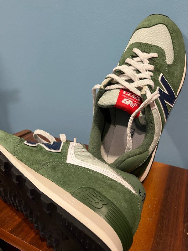 Кроссовки New Balance зелёные мужские 2