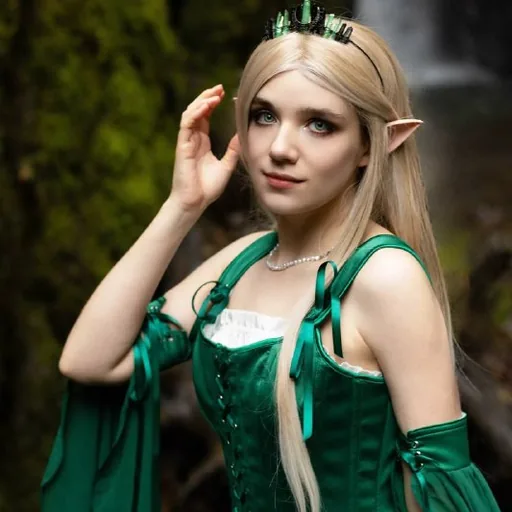 Фэнтези-платье, корона, парик Уэнсдей Аддамс