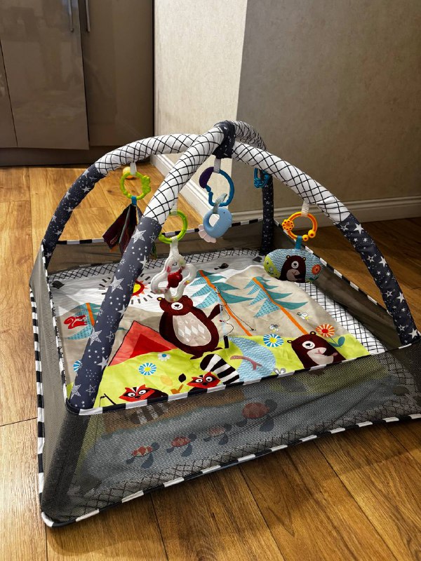 Детские игрушки и игровой коврик 3