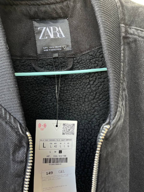 Мужская жилетка Zara с меховой подкладкой, размер L 3