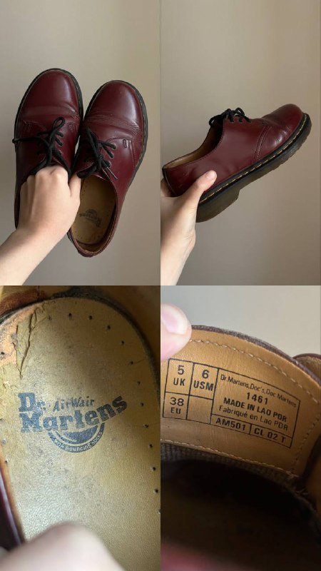 Dr. Martens бордовые, Converse All Star белые, Adidas ZX 22 чёрные, Skechers мужские