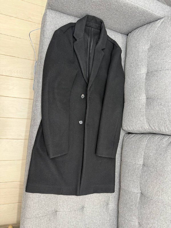 Пальто размер L с шарфом