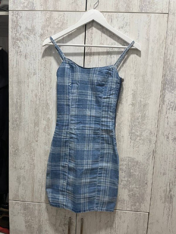 белые джинсы bershka, джинсы pull and bear, джинсовое платье короткая H&M 6