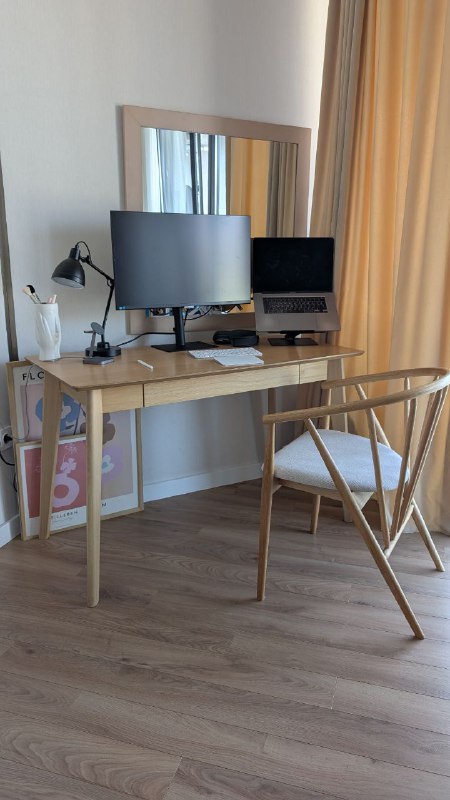 Рабочий стол KALBY из JYSK, стол со стульями 2