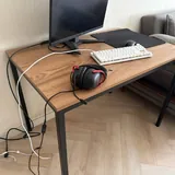 Наушники HyperX Cloud 3 USB, мышь Razer HyperSpeed V3, клавиатура Mchoose K87 Magnetic, монитор MSI MAG 274QF X24, коврик, стол 1