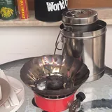Туристический набор, газовая горелка, котелки, посуда 2