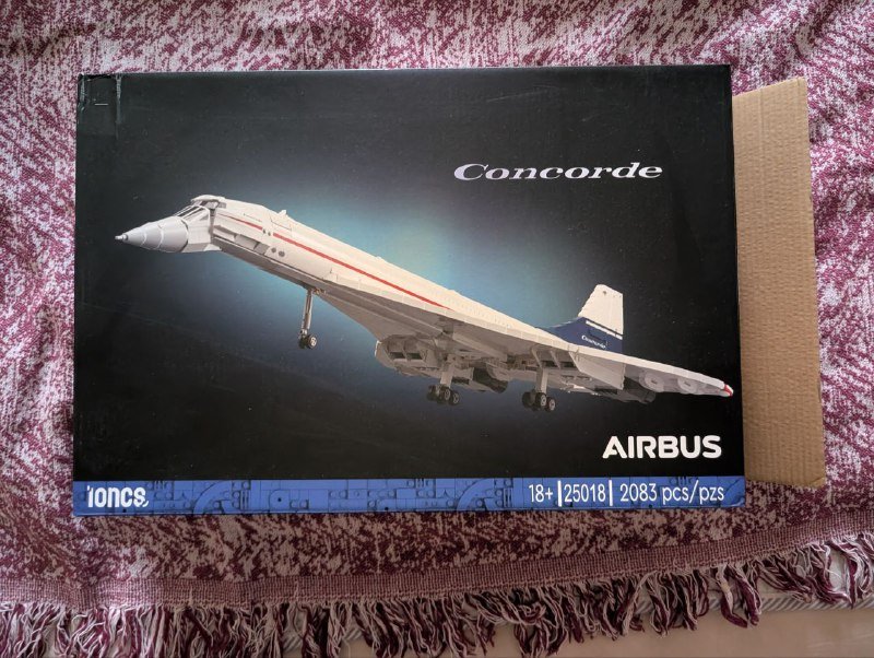 Лего самолёт Конкорд реплика
