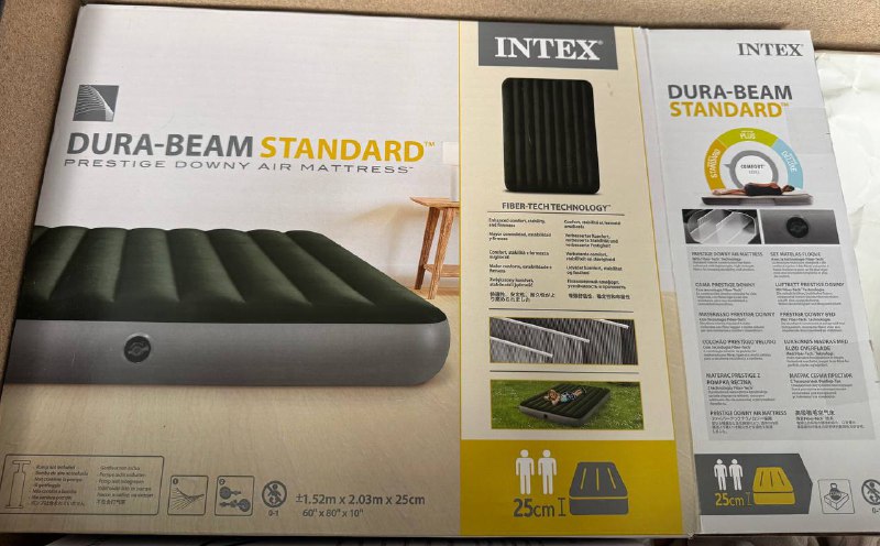 Матрас Intex 152*200, насос