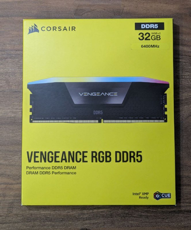 Память DDR5 32GB Vengeance RGB