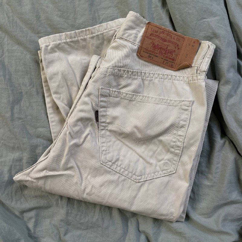 Джинсы белые Levi’s 501 W29 L32