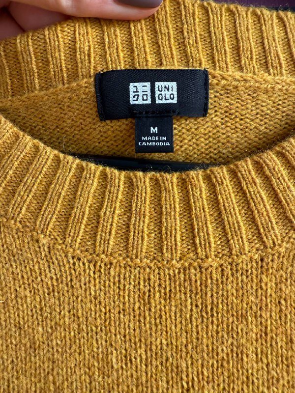 Шерстяной свитер uniqlo размер M 3
