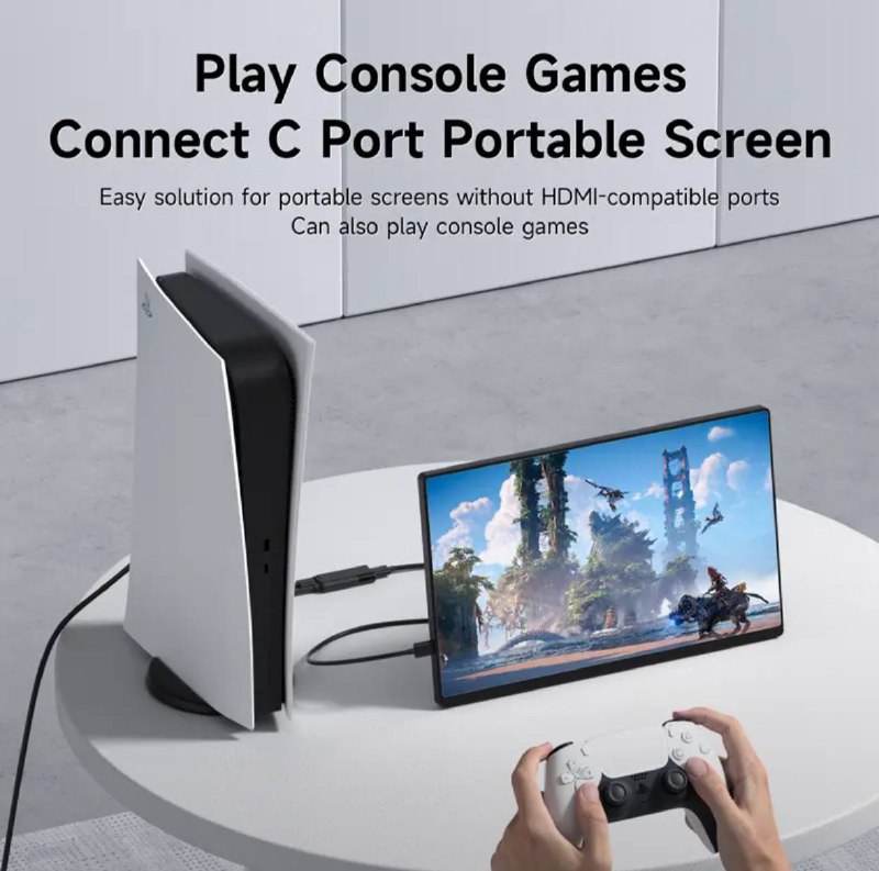 HDMI to Type-C конвертер для VR и мониторов