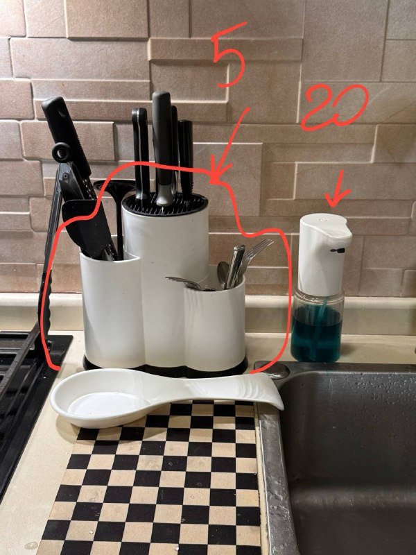 Фильтр для воды, клеенка, сотейник, ножи и кухонные принадлежности 5