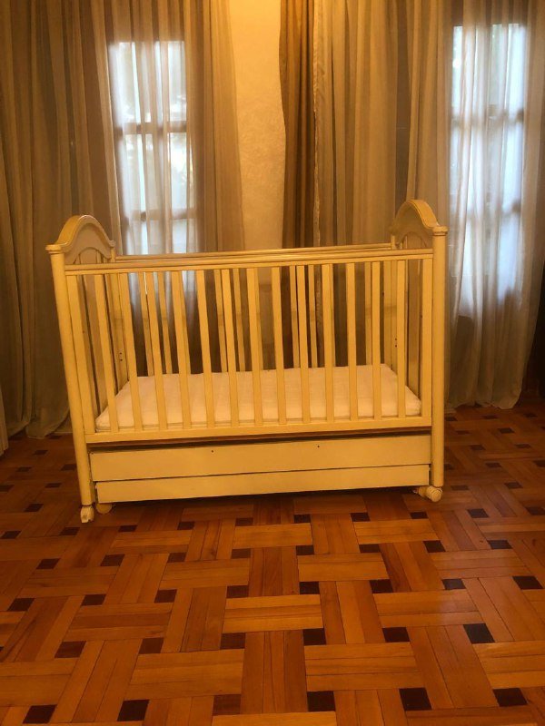 Кроватка Pali из натурального бука с одеялом 3