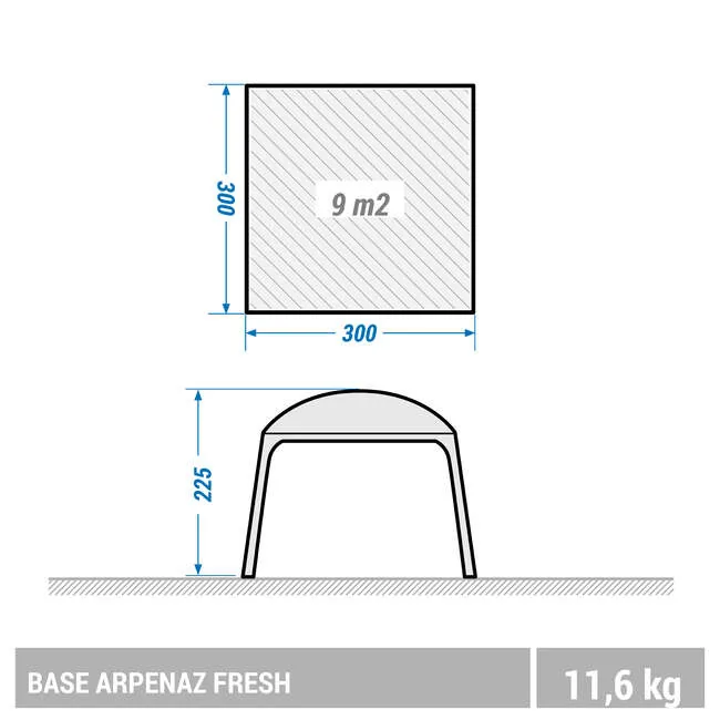 Кемпинговый шатер Quechua Arpenaz Fresh 1