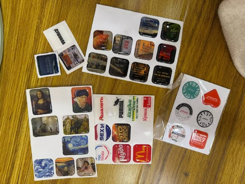Stickers, baby food, children's cereals 1