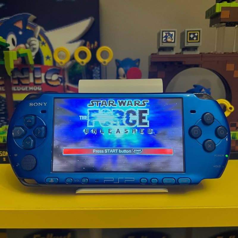 PSP 3000 Radiant Blue прошитая игровая консоль