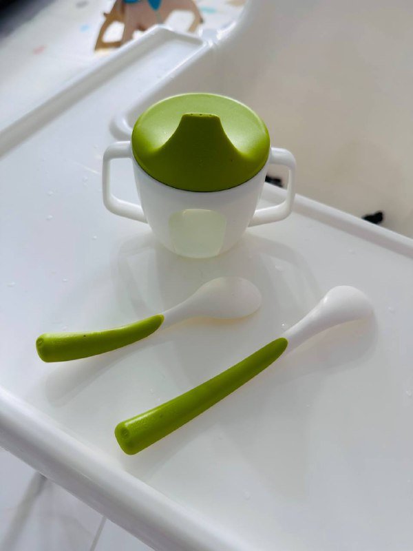 Детский стакан и ложки IKEA