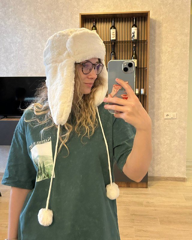 шапка плюшевая, перчатки H&M, шарф 2