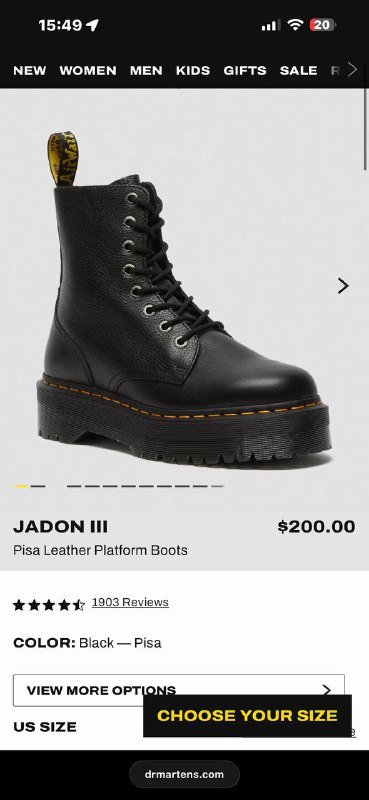 Женские ботинки Jadon III Pisa Leather Platform Boots 2