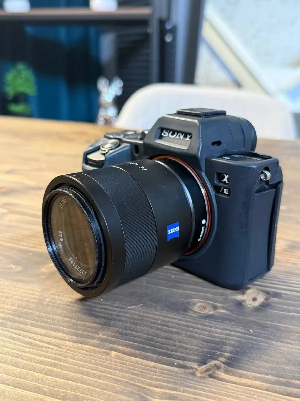 Sony A7 III камера, Carl Zeiss 55mm объектив 1