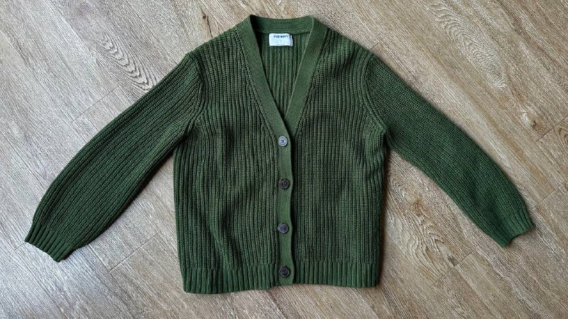 Короткий свитшот, Кардиган хлопковый, Кофта с расклешенными рукавами 2